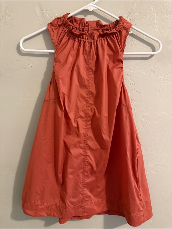 Athleta Tops - Athleta Brick Sleeveless Ruffle-Neck Sleeveless Blouse